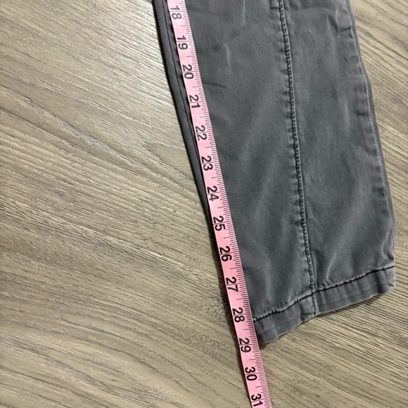 Anthropologie Pilcro Letterpress Hyphen Embroidered Gray Skinny Jeans Sz 27 - Picture 6 of 15